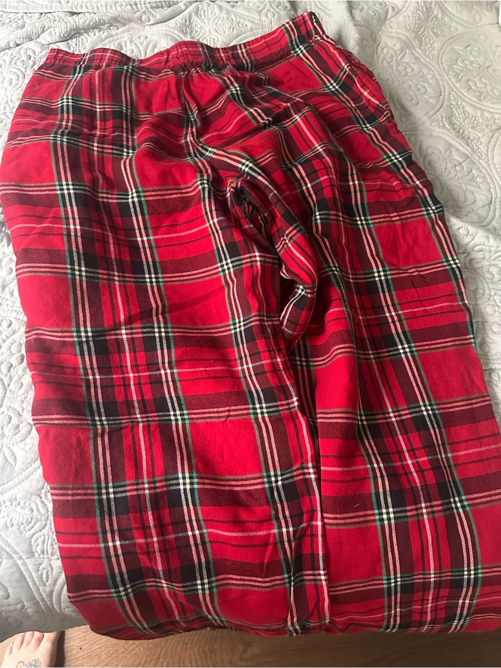 J. Crew Red Plaid Kids Pajama Pants